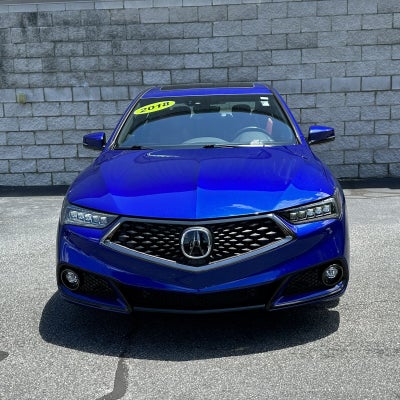2018 Acura TLX w/A-SPEC Pkg Red Leather