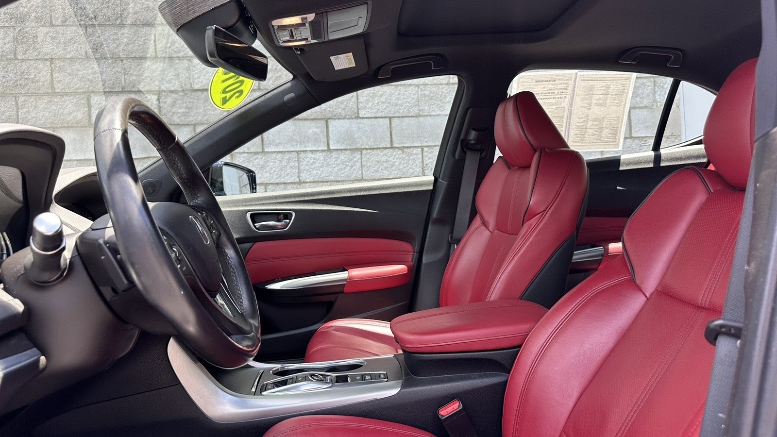 2018 Acura TLX w/A-SPEC Pkg Red Leather